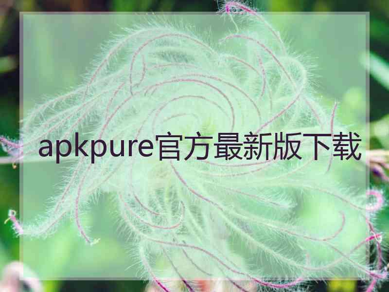 apkpure官方最新版下载