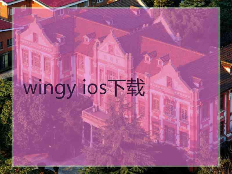 wingy ios下载