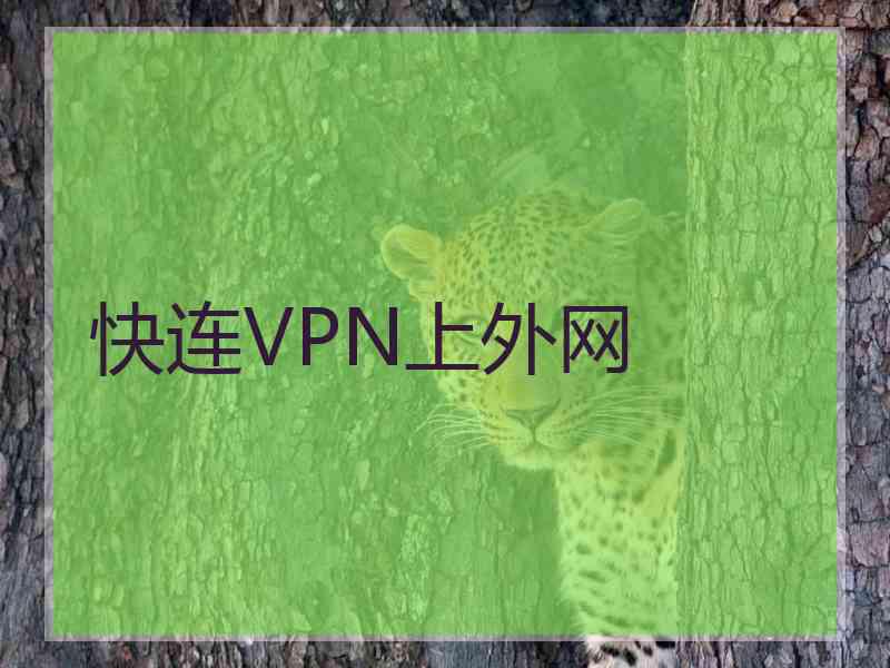 快连VPN上外网