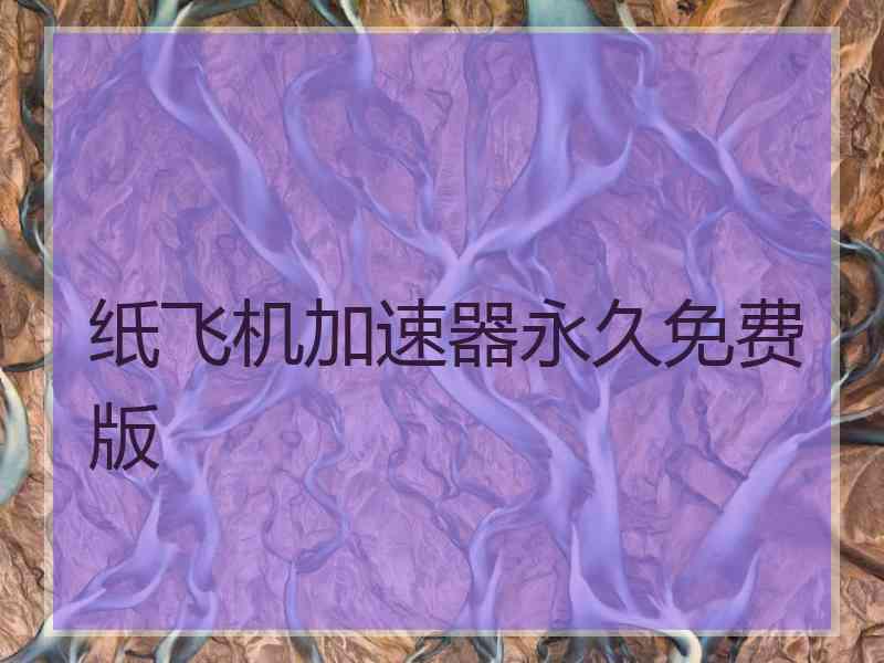 纸飞机加速器永久免费版