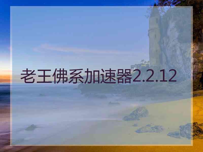 老王佛系加速器2.2.12