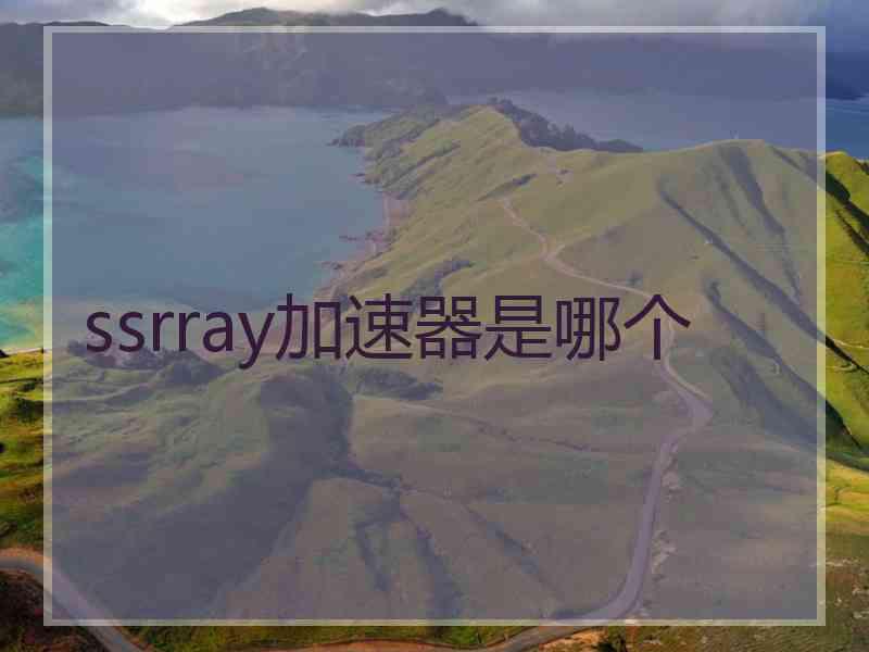 ssrray加速器是哪个