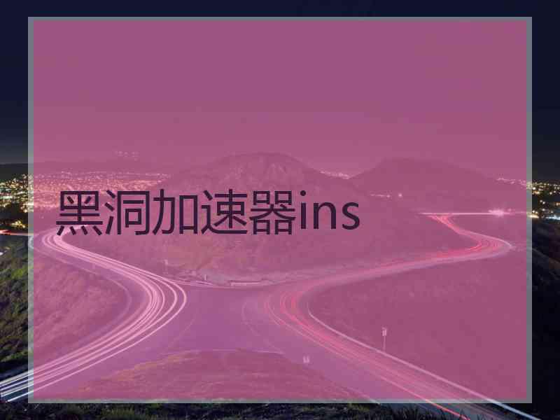 黑洞加速器ins