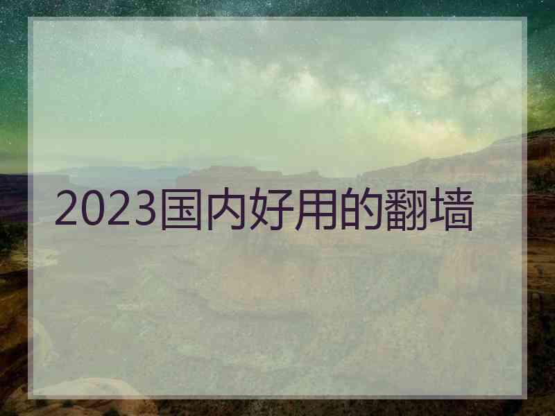 2023国内好用的翻墙