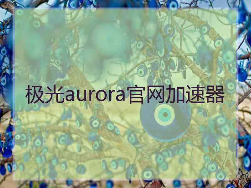 极光aurora官网加速器