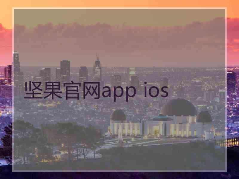 坚果官网app ios