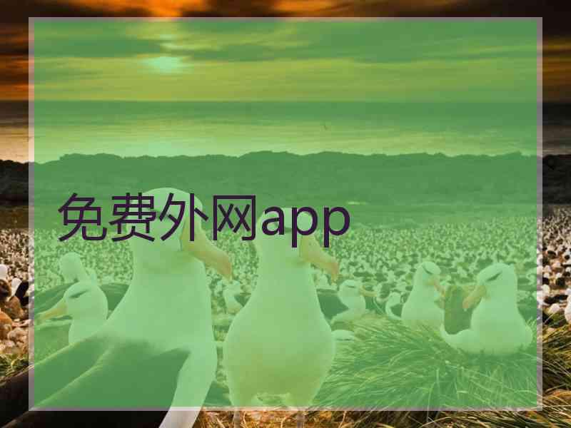 免费外网app