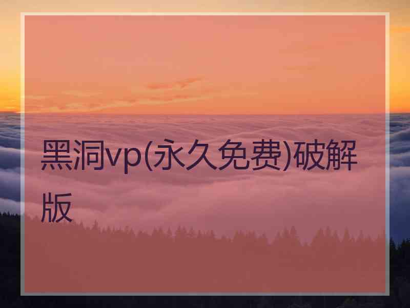 黑洞vp(永久免费)破解版