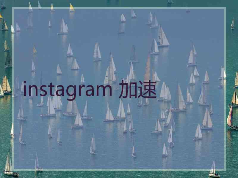 instagram 加速