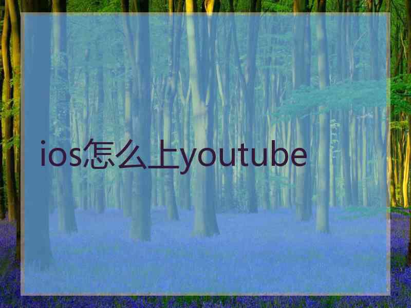 ios怎么上youtube