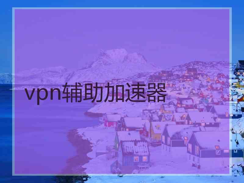 vpn辅助加速器