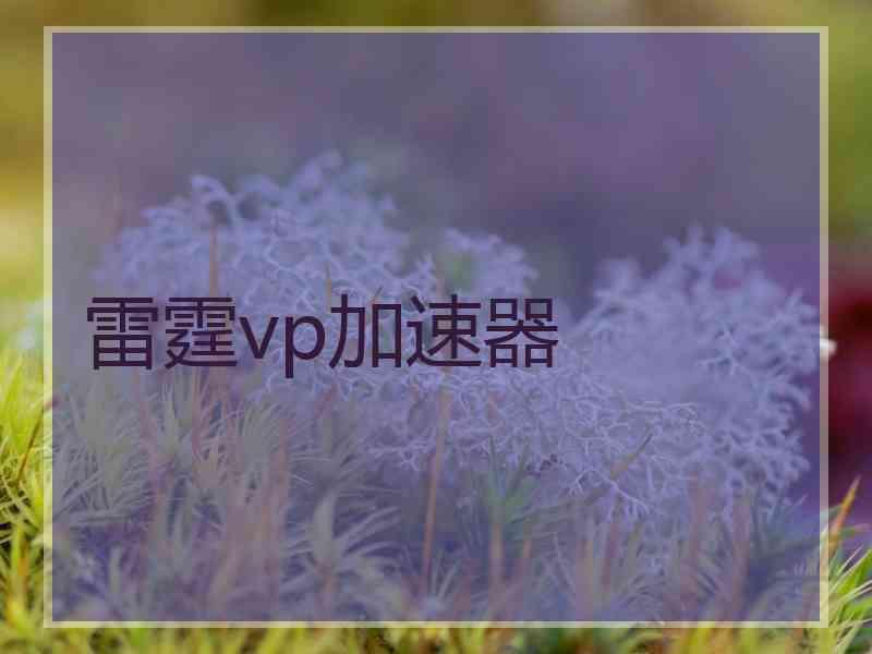 雷霆vp加速器