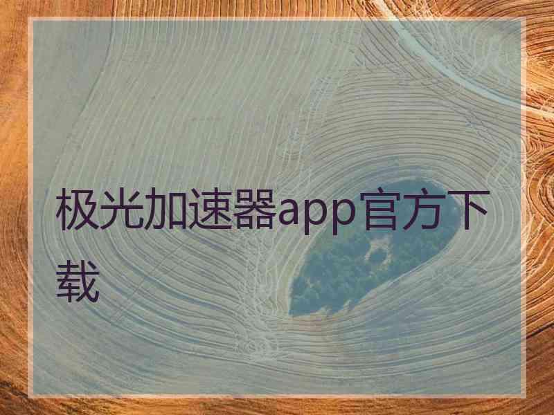 极光加速器app官方下载