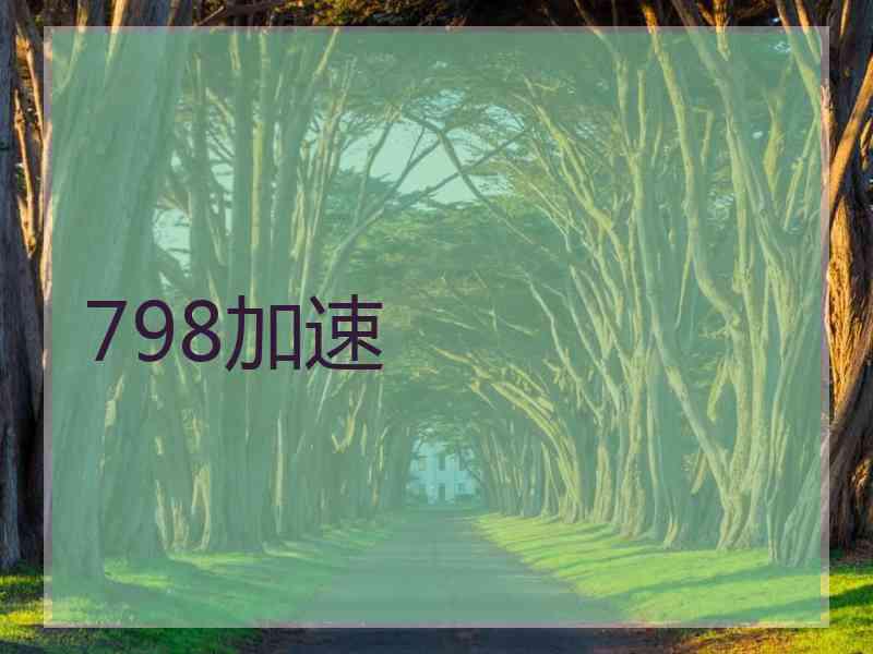 798加速