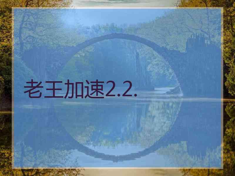 老王加速2.2.