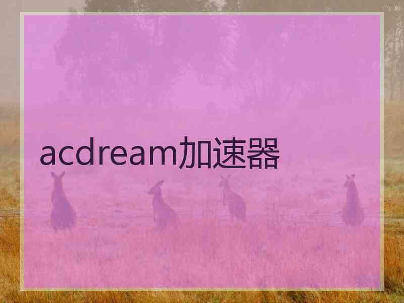 acdream加速器