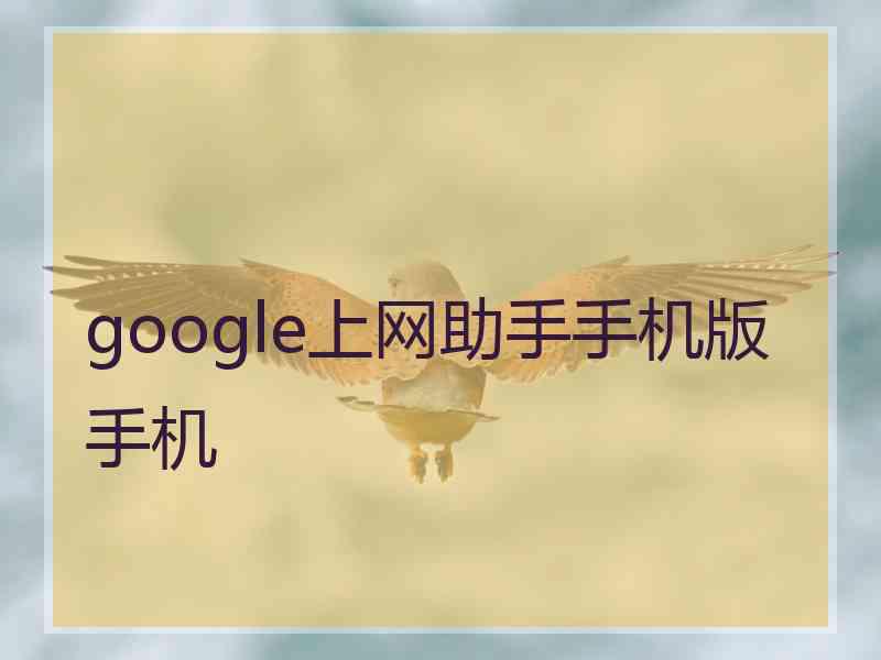 google上网助手手机版手机