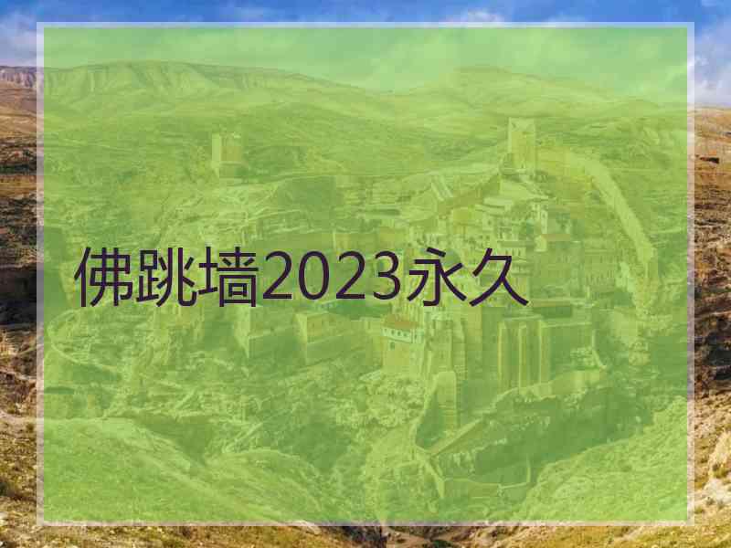 佛跳墙2023永久