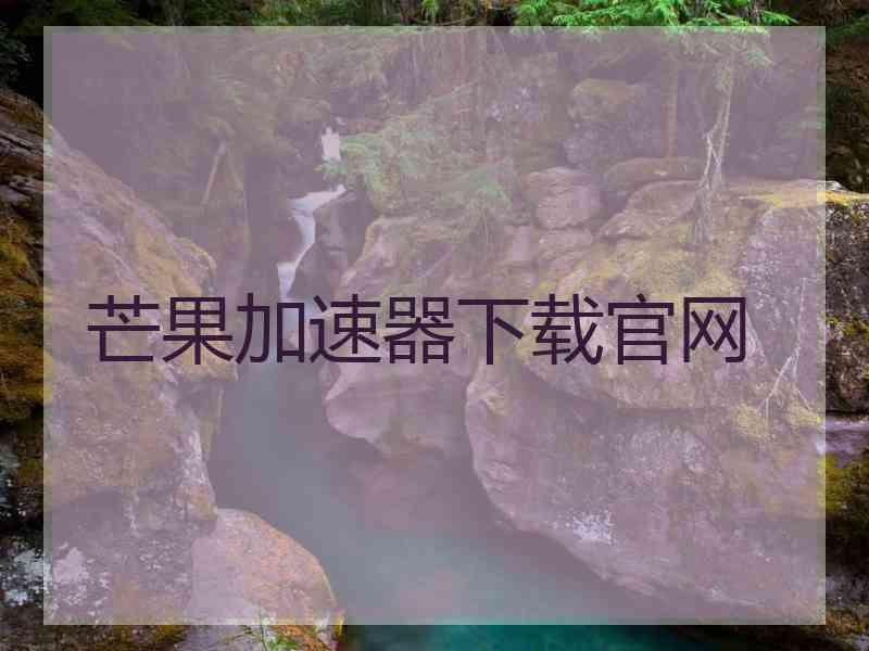 芒果加速器下载官网