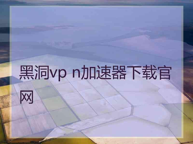 黑洞vp n加速器下载官网