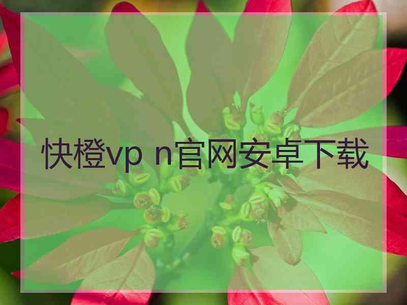 快橙vp n官网安卓下载