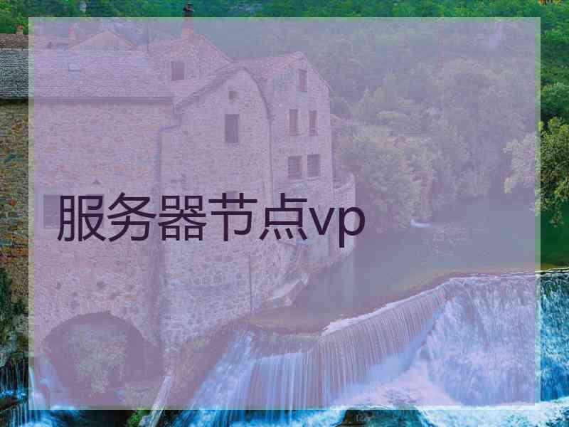 服务器节点vp